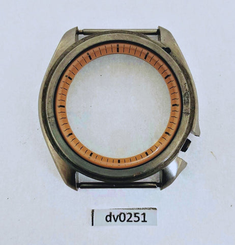 USED SEIKO 7002 7000 POLISHED MIDCASE, MINUTE TRACK, GLASS KIT MENS WATCH DV0251