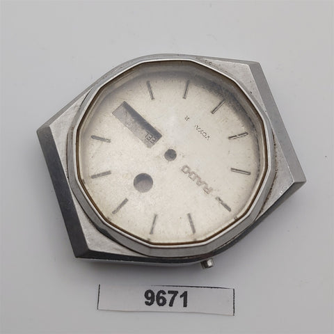USED VINTAGE MENS RADO BEZEL MIDCASE, DIAL & COVER WATCH KIT BVT09671