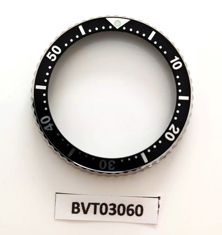 NEW AF SEIKO MENS BEZEL BLACK "10" INSERT 7002 7000 6309 7290 WATCH BVT03060
