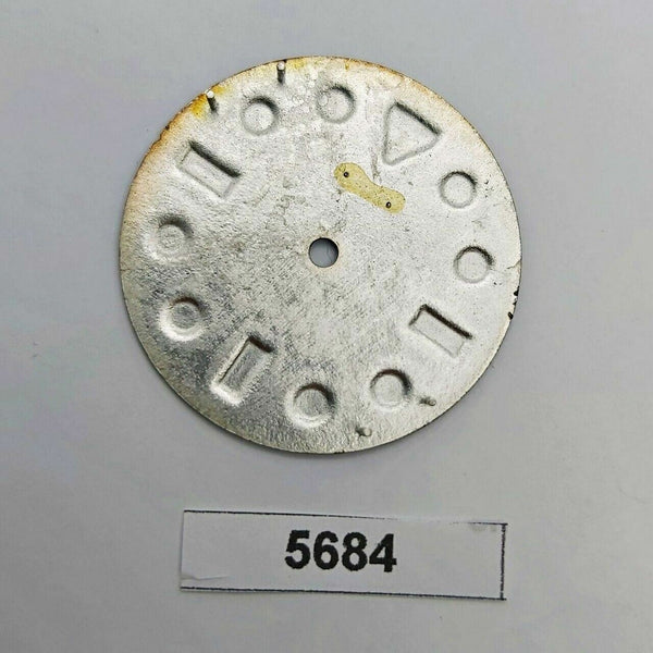 MOD SEIKO DIAL FOR 7S26 0050 10 BAR DIVERS WATCH BLACK NO DATE LUMES BVT5684