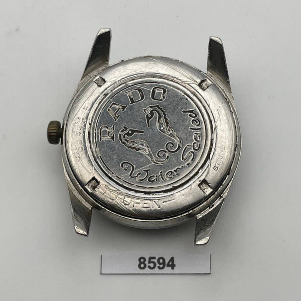 PROJECT TO FIX RADO PURPLE HOURSE MANUAL ROUND SS DATE EU SHIP 8594 MENS WATCH
