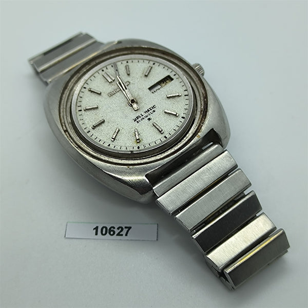 PROJECT FIX SEIKO BELLMATIC 4006 7011 MENS SS AUTO DAY DATE WATCH EU SHIP 10627