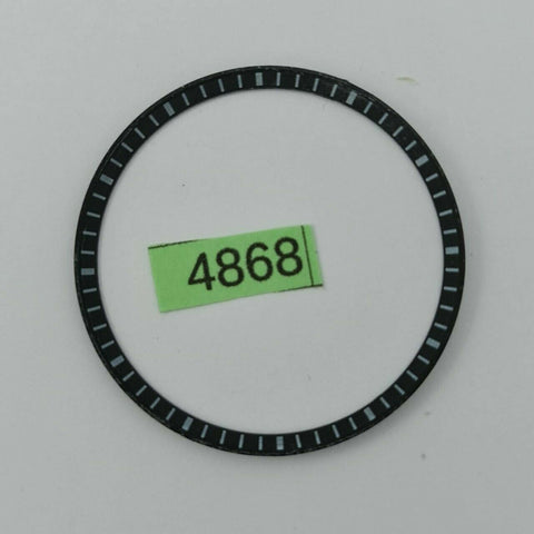 USED SEIKO MENS 7002 7020 BLACK MINUTE TRACK SEIKO WATCH BVT04868