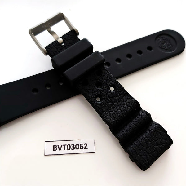 NEW SEIKO RUBBER STRAP FLAT 22 mm Z22 BAND 6309, 6306, 7548, 7002 WATCH BVT03062