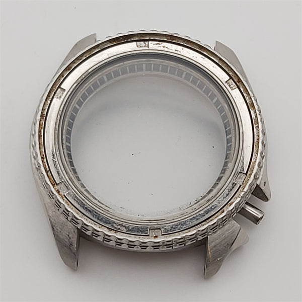 USED RARE SEIKO 7C43 7010 MIDCASE, BEZEL AND LOCK KIT MENS SS WATCH 6650