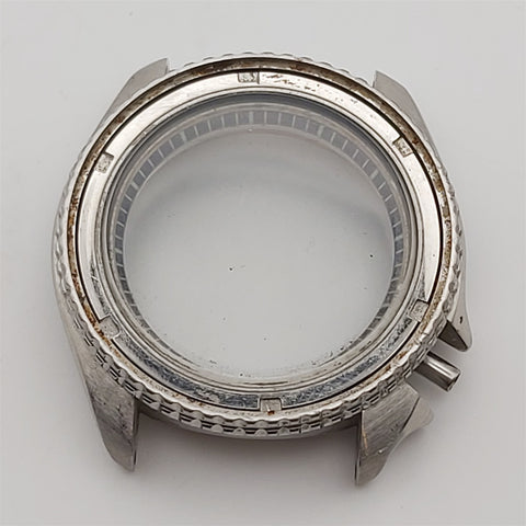 USED RARE SEIKO 7C43 7010 MIDCASE, BEZEL AND LOCK KIT MENS SS WATCH 6650