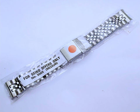NEW SEIKO JUBILEE SS BRACELET 20m 4205 7S26 0030 SKX013 WATCH FOLDED TYPE A