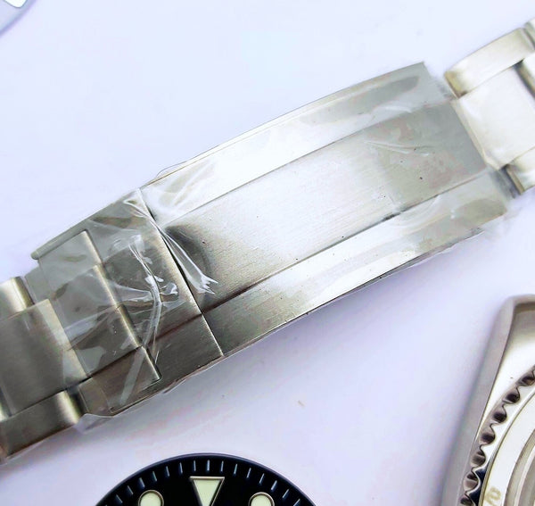 NEW AF SEIKO LEX YACHT MASTER SS KIT CASE BEZEL GLASS CROWN STRAP DIAL HANDS
