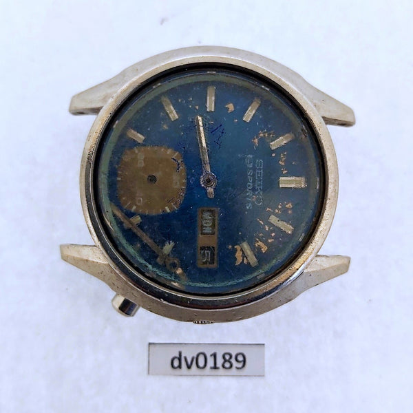 PROJECT TO FIX SEIKO 6139 MENS SS AUTO DAY DATE EU SHIP 781019 WATCH DV00189