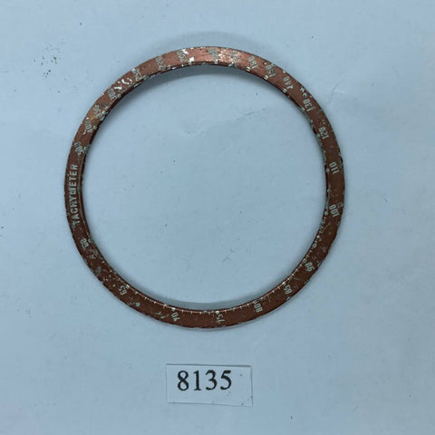 USED VINTAGE BEZEL INSERT FOR SEIKO BULLHEAD 6138 0040 CHRONOGRAPH WATCH BVT8135