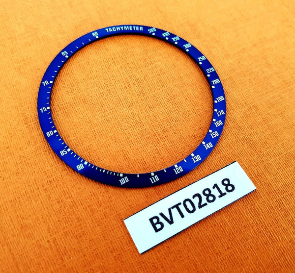 NEW SEIKO BLUE BEZEL INSERT FOR KAKUME 6138 6138 0030 CHRONOGRAPH WATCH BVT02818