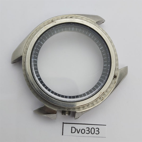 USED SEIKO 7002 7000 POLISHED MIDCASE, MINUTE TRACK, GLASS KIT MENS WATCH DV0303