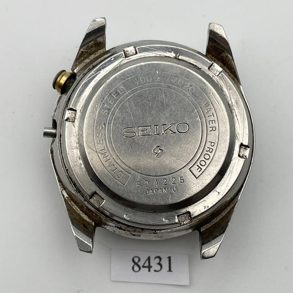 PROJECT FIX SEIKO BELLMATIC 4006 MENS SS AUTO DAY DATE 804225 WATCH EU SHIP 8431