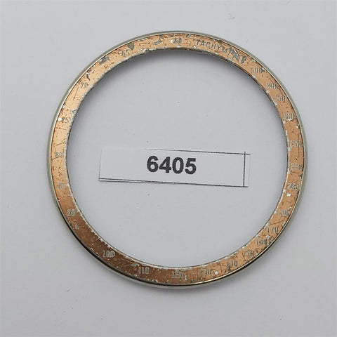 USED SEIKO MENS BEZEL & INSERT FOR 6138 0040 BULLHEAD CHRONOGRAPH WATCH BVT06405