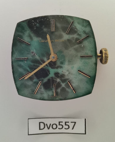 USED GIRARD PERREGAUX CAL 091-303 MOVEMENT MANUAL MOVEMENT DIAL HANDS MENS DV557