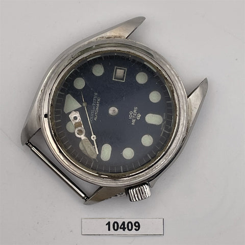 USED RARE VINTAGE SOLVIL TITUS DIVER DIAL MIDCASE CROWN COVER WATCH BVT010409