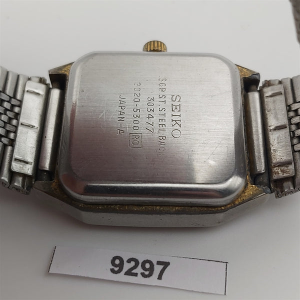 PROJECT TO FIX SEIKO 2020 5300 LADIES CUSHION WATCH 9297