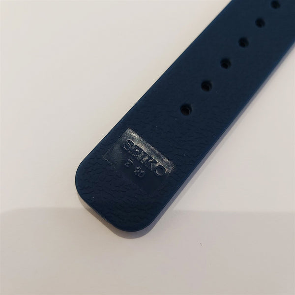 NEW FOR SEIKO RUBBER STRAP BLUE PADI WAVE Z20 BAND 20mm 4205 7S26 0030 0050 BLUE
