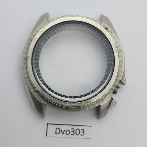 USED SEIKO 7002 7000 POLISHED MIDCASE, MINUTE TRACK, GLASS KIT MENS WATCH DV0303