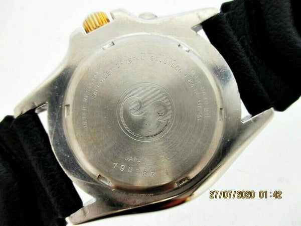 PROJECT TO FIX SEIKO BLACK 5M43 0A40 KINETIC 790157 MENS EU SHIP DAY DATE WATCH