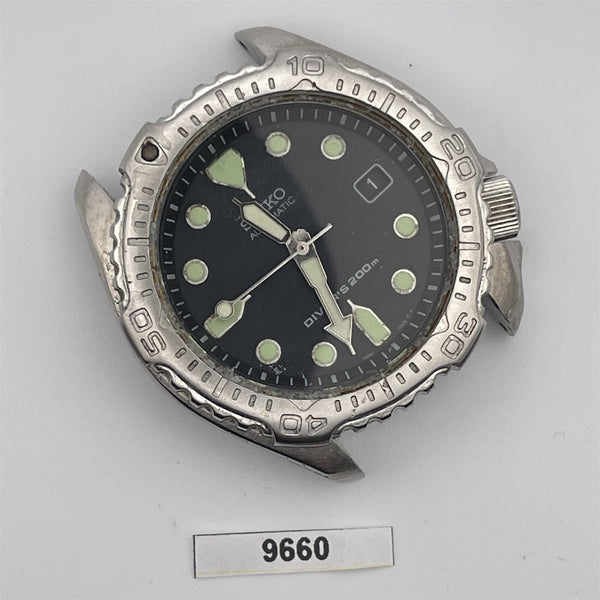 PROJECT TO FIX SEIKO 7002 7020 AUTOMATIC 660190 POLISHED MENS DIVE DATE WATCH