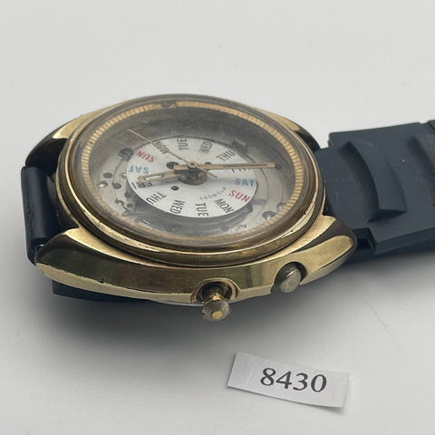 PROJECT FIX SEIKO BELLMATIC 4006 MENS GOLD AUTO DAY DATE 016403 WATCH EU SHIP