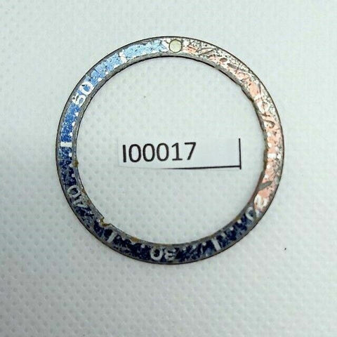 USED VINTAGE SEIKO BEZEL INSERT FOR 7002 6309 7040 7290 6306 DIVE WATCH I00017