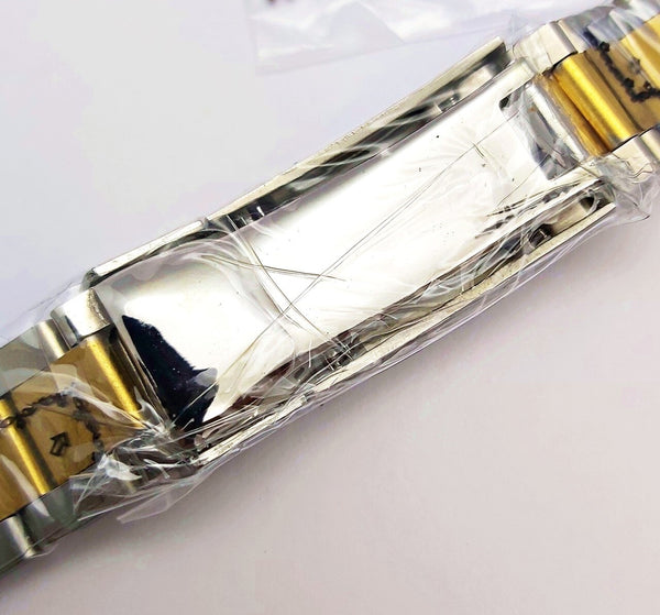 NEW AF SEIKO LEX GMT BLUE GOLD SS KIT CASE BEZEL GLASS CROWN STRAP DIAL HAND