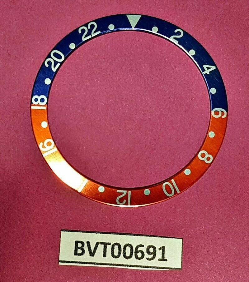 NEW SEIKO PEPSI GMT BEZEL INSERT DIVERS WATCH 7002 6309 6306 7S26 WATCH BVT00691