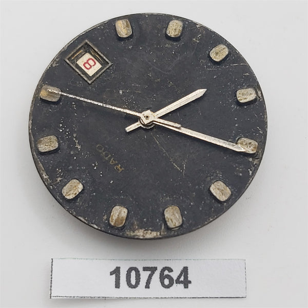 USED RADO PURPLE HORSE MANUAL WIND MOVEMENT DIAL HANDS WATCH KIT BVT010764