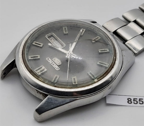 PROJECT TO FIX SEIKO 5 6309 8900 DAY DATE AUTOMATIC MENS EU SHIP WATCH 8555