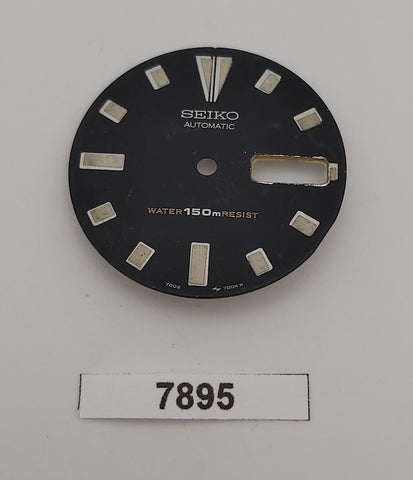 USED MODDED VINTAGE SEIKO DIAL FOR 7002 7000 DIVE WATCH BVT07895