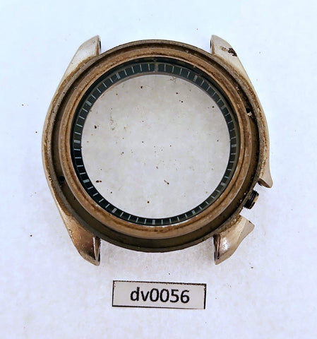 USED SEIKO 7002 7020 MIDCASE, MINUTE TRACK ,GLASS KIT MENS WATCH DV0056