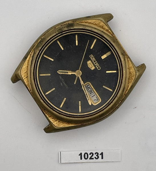 PROJECT TO FIX SEIKO 5 SPORTS 7009 3200 MENS GOLD AUTO DAY DATE WATCH 10231
