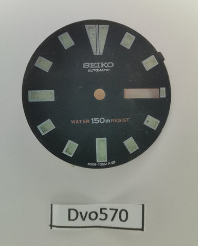 USED VINTAGE SEIKO DIAL FOR 6309 7290 DIVE WATCH DV0570