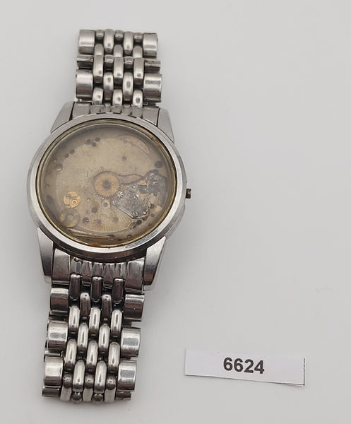 PROJECT TO FIX 1950s VINTAGE OMEGA SEAMASTER CAL. 571 24j BOYSIZE SS AUTO WATCH