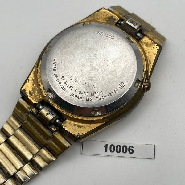 PROJECT TO FIX SEIKO 7S26 3160 DAY DATE AUTO MENS EU SHIP WATCH 10006