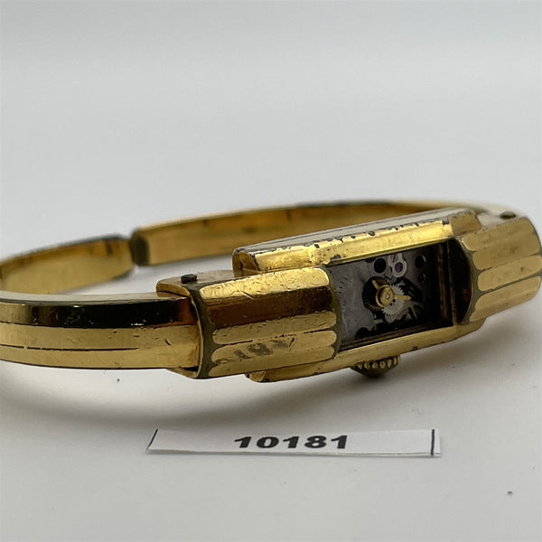 PROJECT TO FIX RADO GOLD PLATE BANGLE WATCH EU SHIP LADIES WATCH 10181