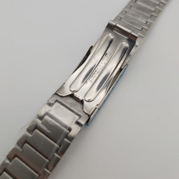 NEW CITIZEN BULLHEAD CHRONOGRAPH MICKEY MOUSE SOLID STAINLES STEEL BAND BRACELET