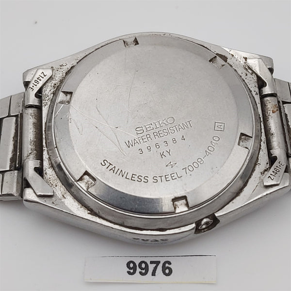 PROJECT TO FIX SEIKO 5 7009 4040 MENS SS AUTO DAY DATE WATCH BVT09976