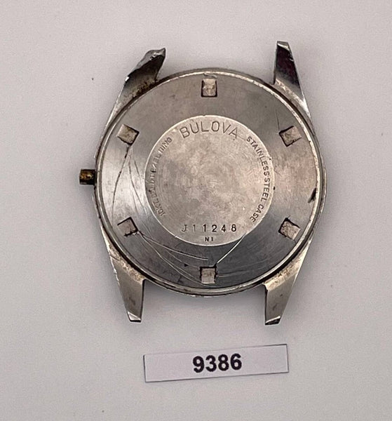 VINTAGE BULOVA BEZEL, MIDCASE AND COVER KIT MENS WATCH BVT09386