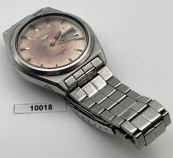 PROJECT TO FIX SEIKO 5 7009 876A MENS SS AUTO DAY DATE FACETED WATCH 10018