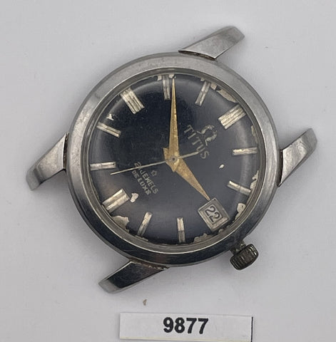 PROJECT TO FIX SOLVIL TITUS MENS SS ROUND MANUAL MENS SIZE WATCH EU SHIP BVT9877