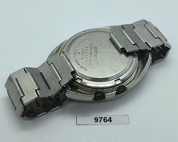 PROJECT TO FIX SEIKO BELLMATIC 4006 6070 MENS SS AUTO DAY DATE WATCH EU SHP 9764