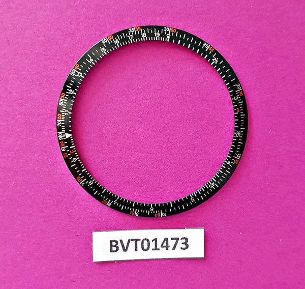 NEW FOR SEIKO BEZEL INSERT 6138 7000 SLIDE RULE CALCULATOR CHRONOGRAPH BVT01473