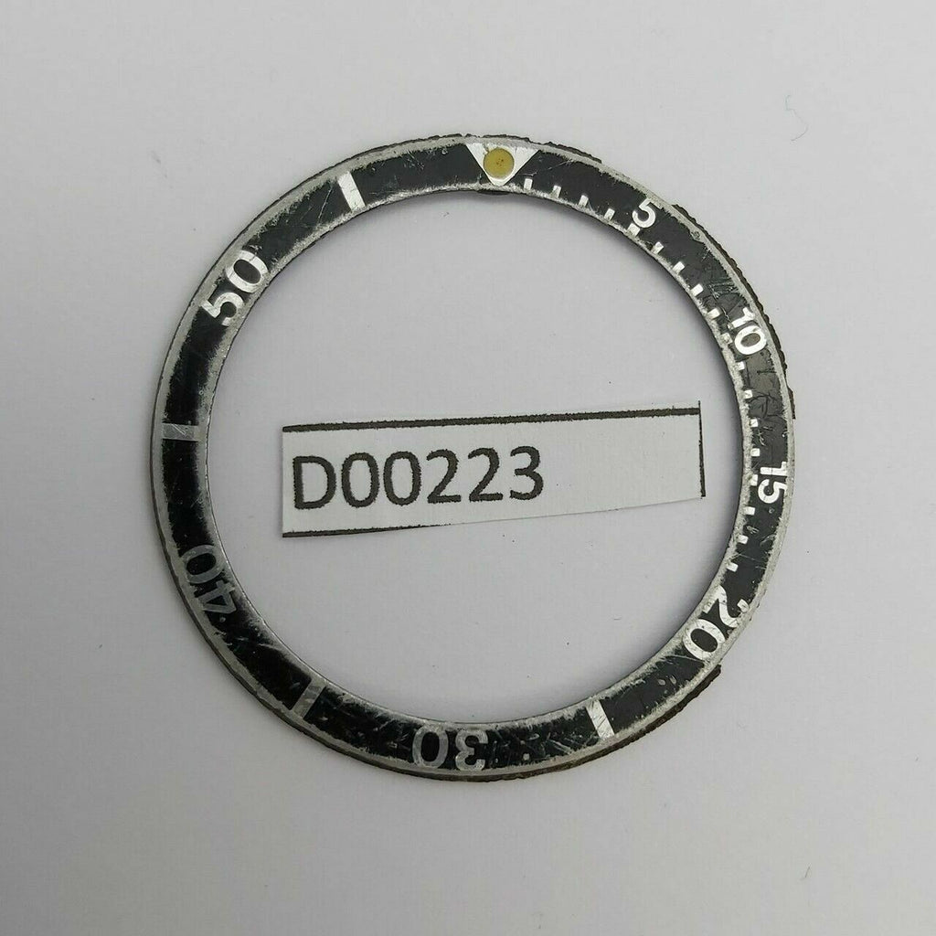 USED VINTAGE CITIZEN BEZEL INSERT FOR NY2300 AND LEFTY MODEL DIVE WATCHES D00223
