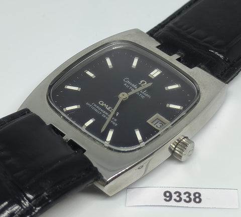 PROJECT TO FIX POLISHED OMEGA CONSTELLATION CUSHION DATE SS MENS AUTO WATCH 9338