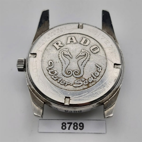 PROJECT TO FIX RADO PURPLE HORSE MANUAL WIND ROUND DATE EU SHIP MENS WATCH 8789