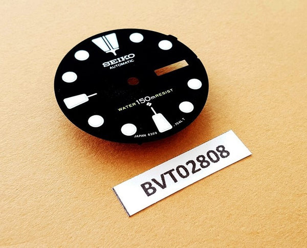 NEW SEIKO DIAL FOR 6309 7040 DIVERS AUTOMATIC WATCH WHITE MARKER VERSION BVT2808