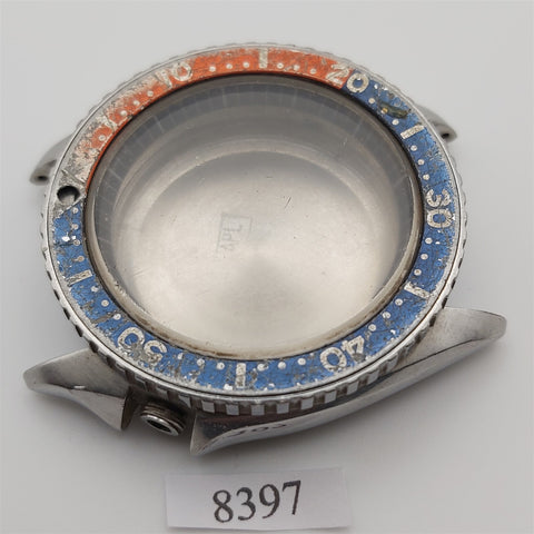USED RARE VINTAGE SOLVIL TITUS DIVER MENS CASE COVER GLASS MT CASE WATCH BVT8397